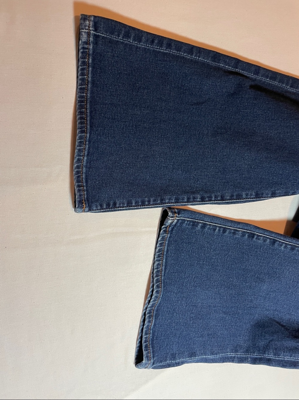 LOFT Dark Blue Wide Leg Jeans - Picture 6 of 6